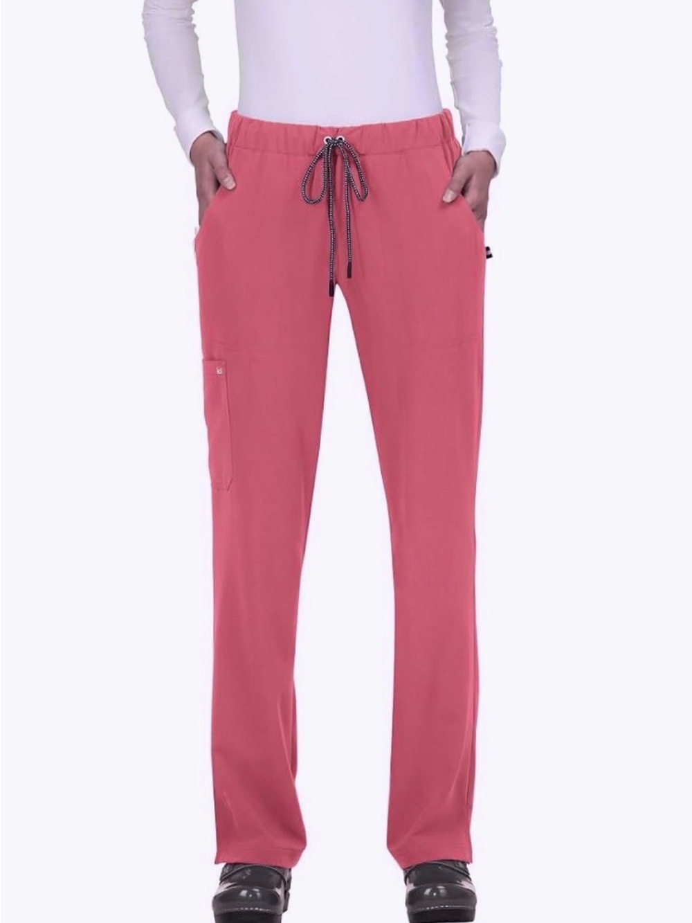 KOI Next Gen Everyday Hero 5-Pocket Cargo Scrub Pants Pink Rose Size 3X Tall